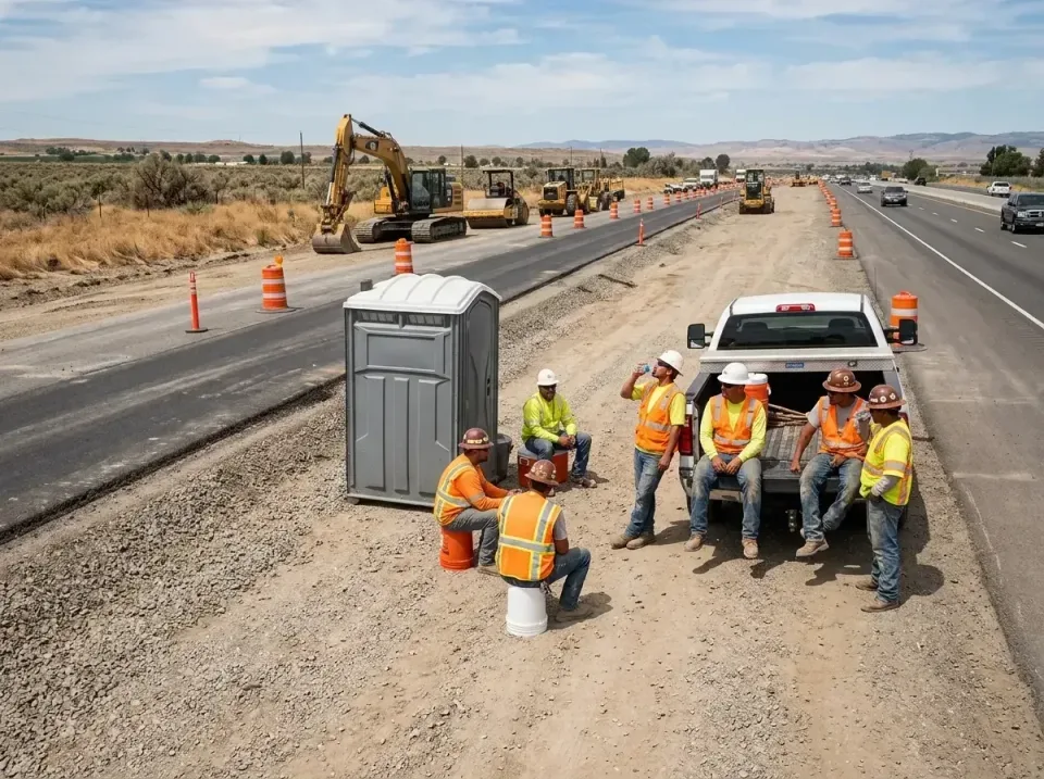 highway-road-construction-crew-007 — frequently asked questions, Porta Potty and Restroom Rentals in Sevierville, TN